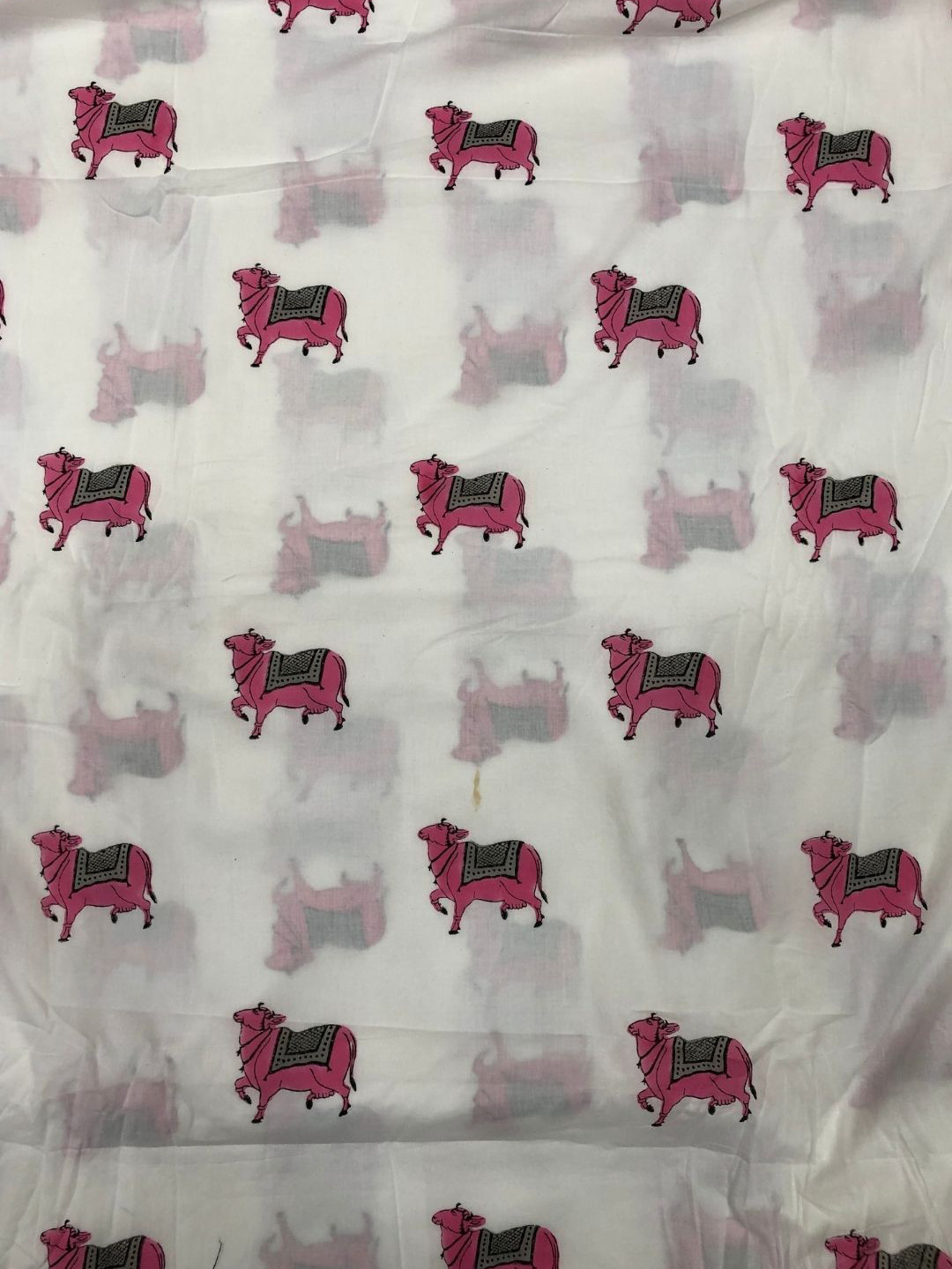 PALASH Animal Printed Pure Cotton Unstitched Dress Material