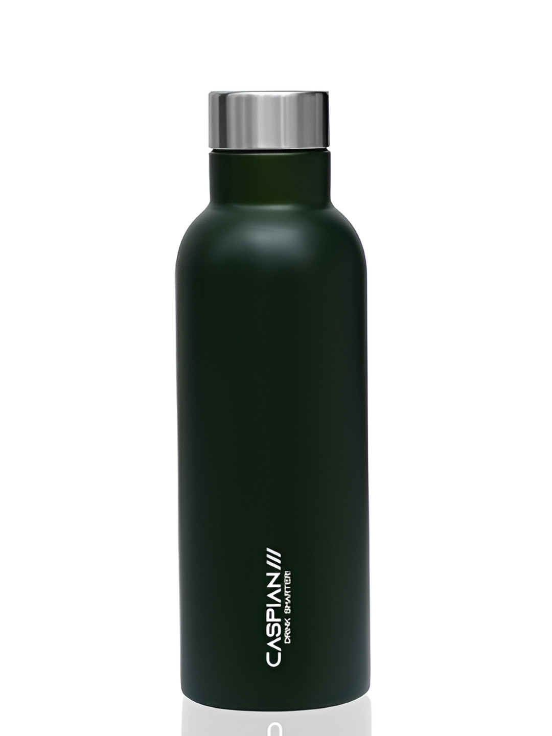 Caspian Green Brand Logo Stainless Steel Single Wall Vacuum Water Bottle - 590ml
