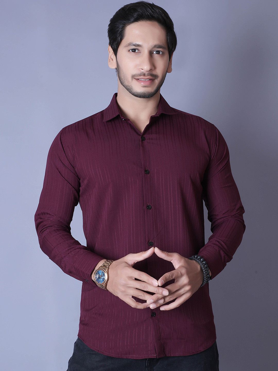 ALMORA Men Original Opaque Casual Shirt