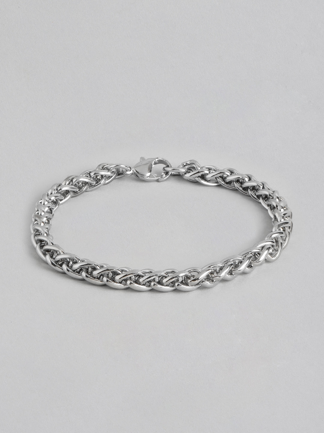 PARIS HAMILTON Unisex Silver-Plated Link Bracelet