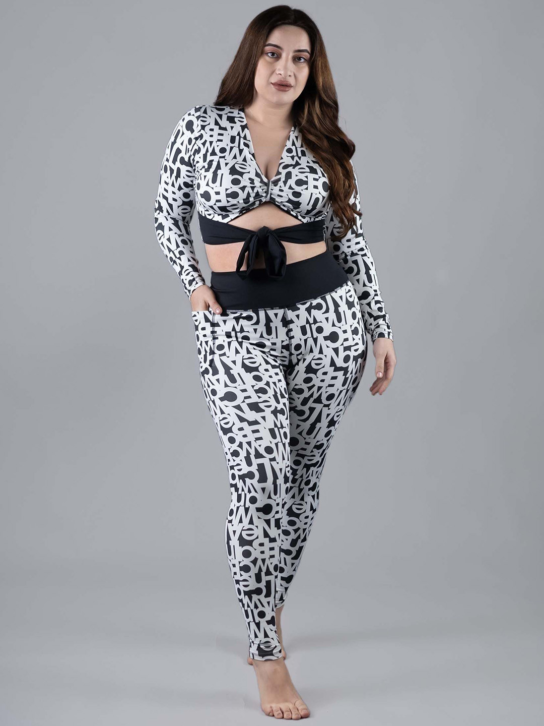 Keepfit Full Sleeves Rashguard 2 Piece Padded Swimset