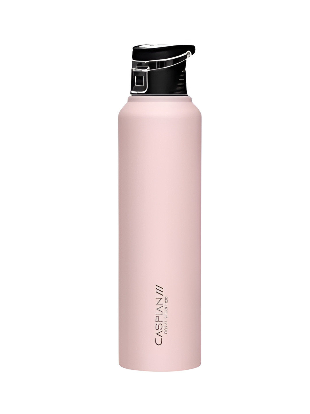 Caspian Hike Pink Brand Logo Stainless Steel Single Wall Vacuum Water Bottle - 1L