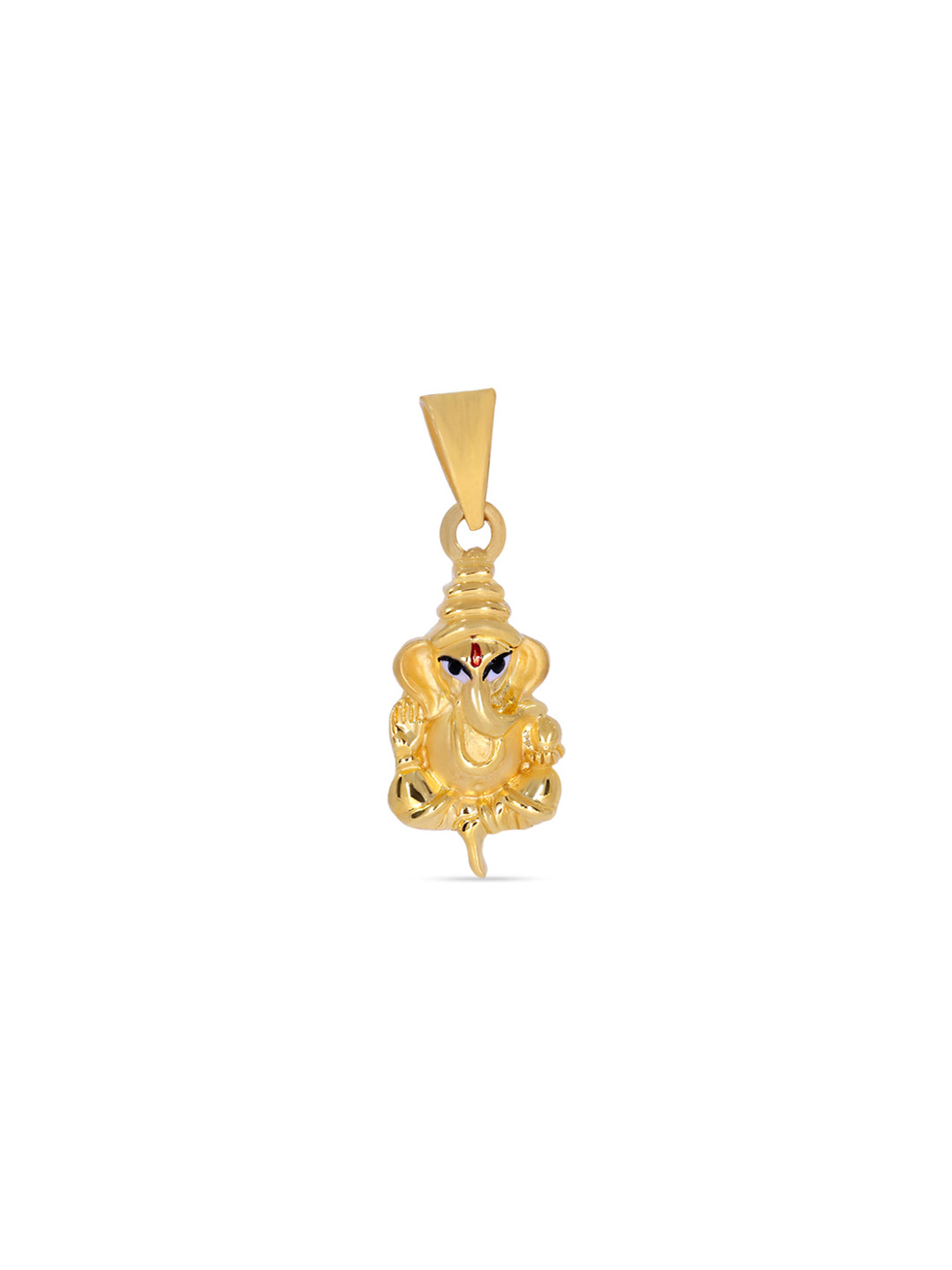 BHIMA 22K BIS Hallmark 916 Purity Yellow Gold Ganesha Pendant