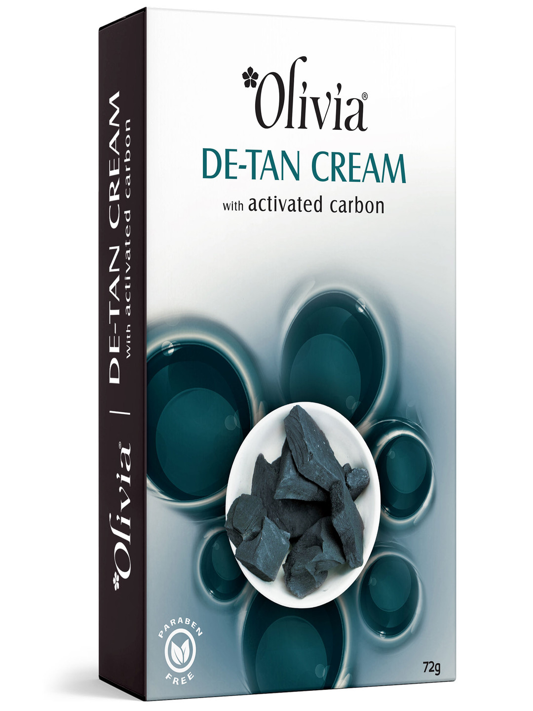 Olivia Activated Carbon De-Tan Cream - 72 g
