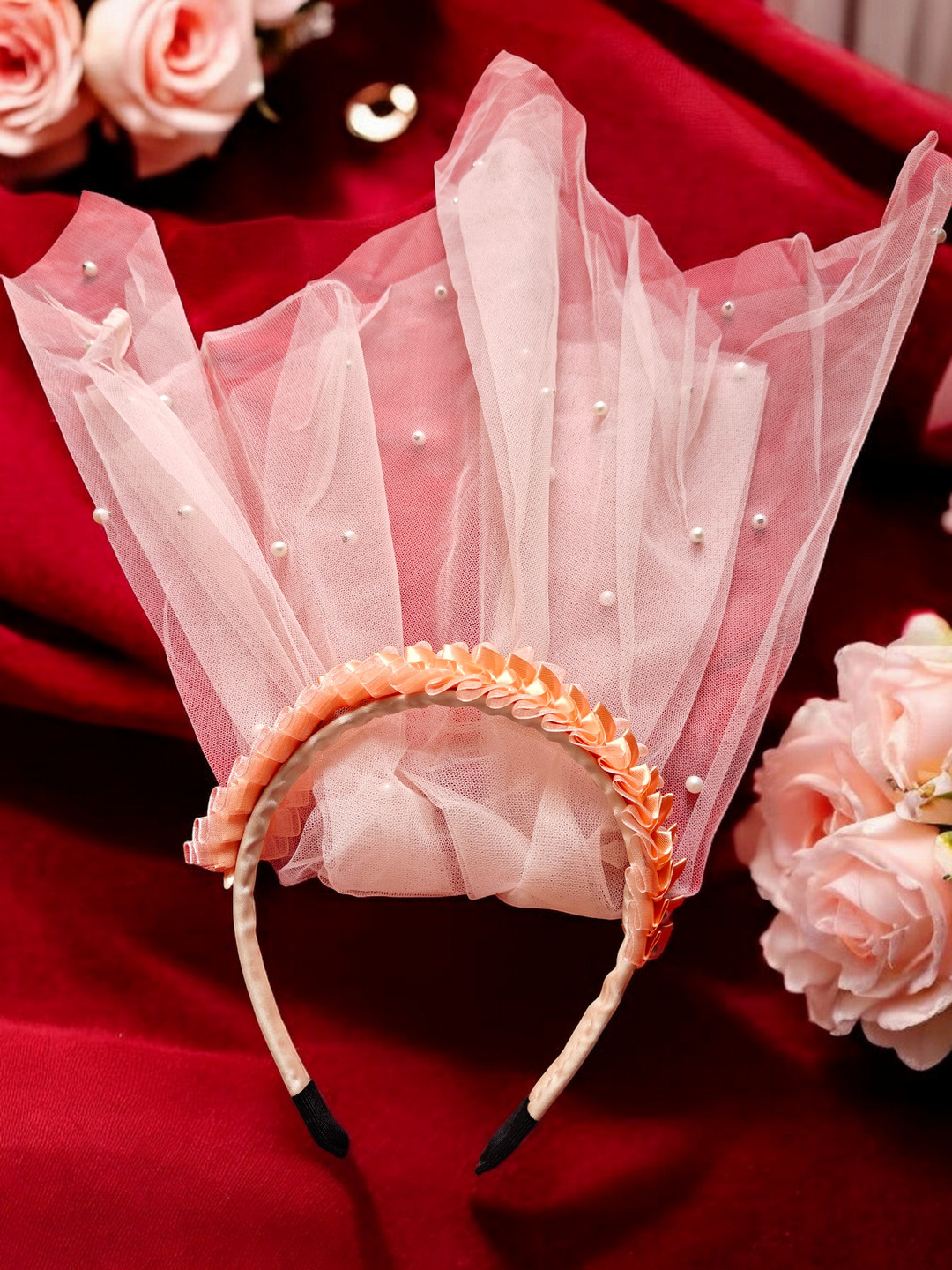 CHANDERKASH Long Tail Beaded Hairband