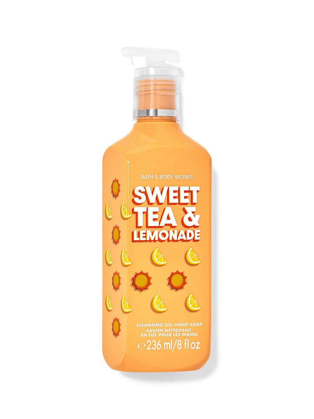 Bath & Body Works Sweet Tea & Lemonade Cleansing Gel Hand Soap with Aloe & Shea - 236 ml