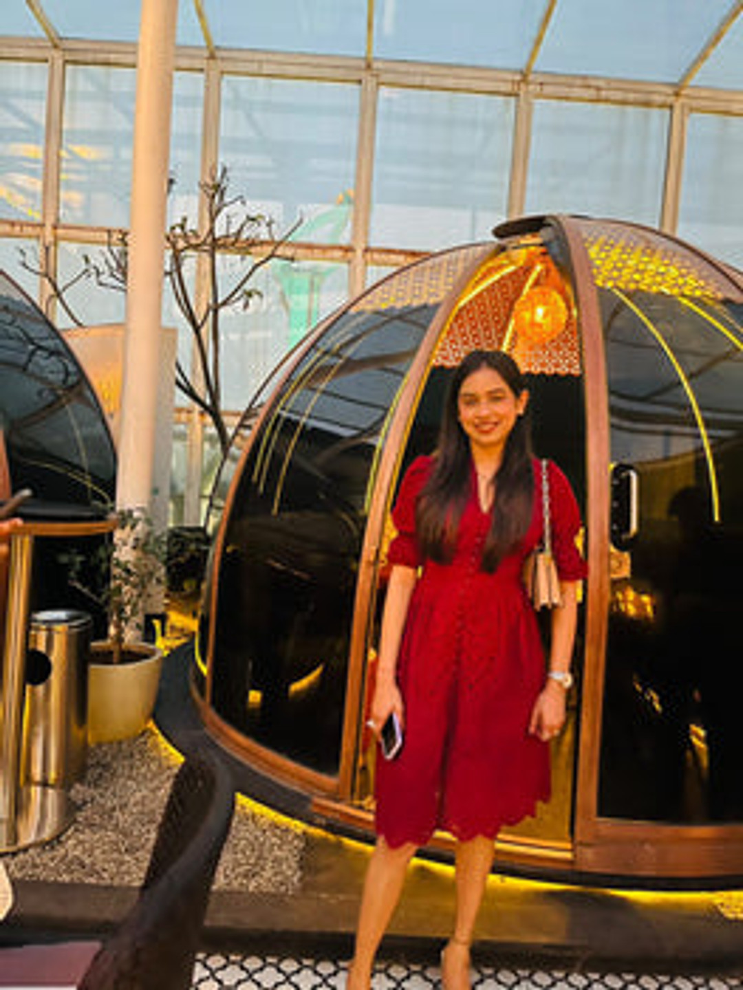 Miss Mosa By Akanksha  Self Design Schiffli Pure Cotton A-Line Midi Dress