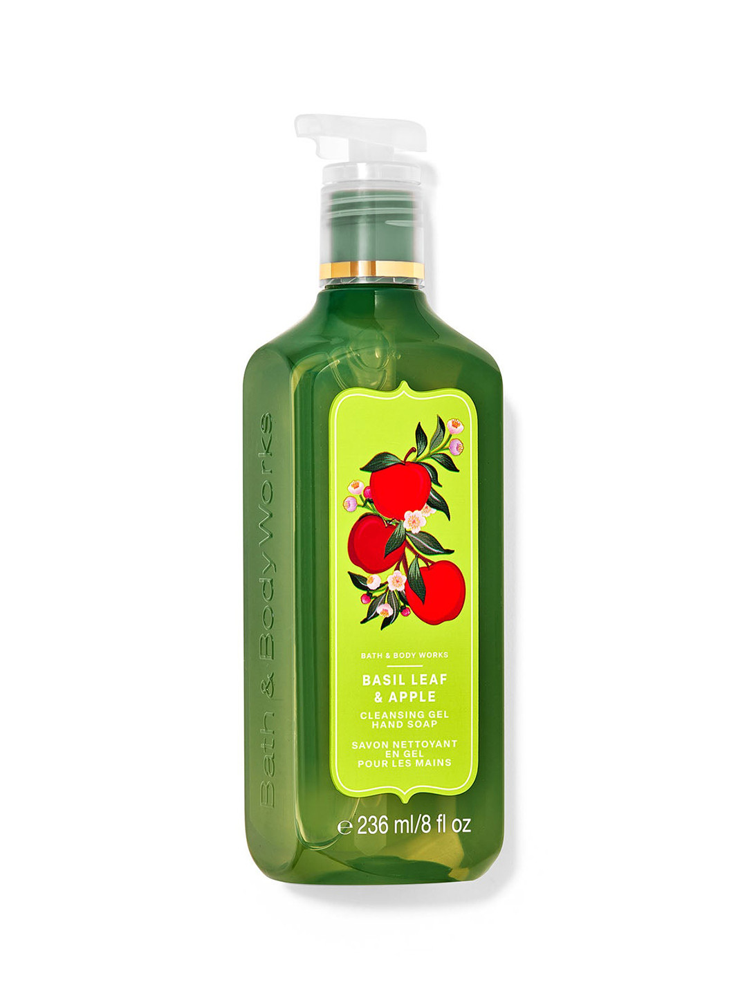 Bath & Body Works Basil Leaf & Apple Cleansing Gel Hand Soap - 236ml