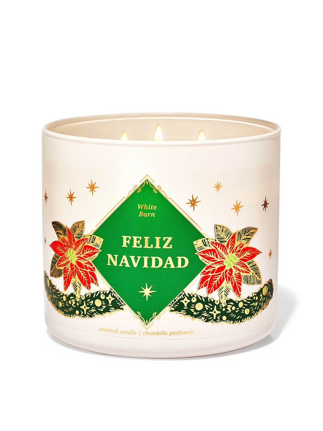 Bath & Body Works Feliz Navidad 3-Wick Scented Candle - 411g
