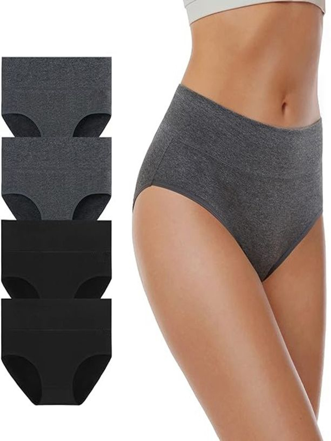 Diving Deep Pack Of 4 Cotton Hipster Briefs DD10 G2, B2HR 1 P_anties_4 PCS_XXL