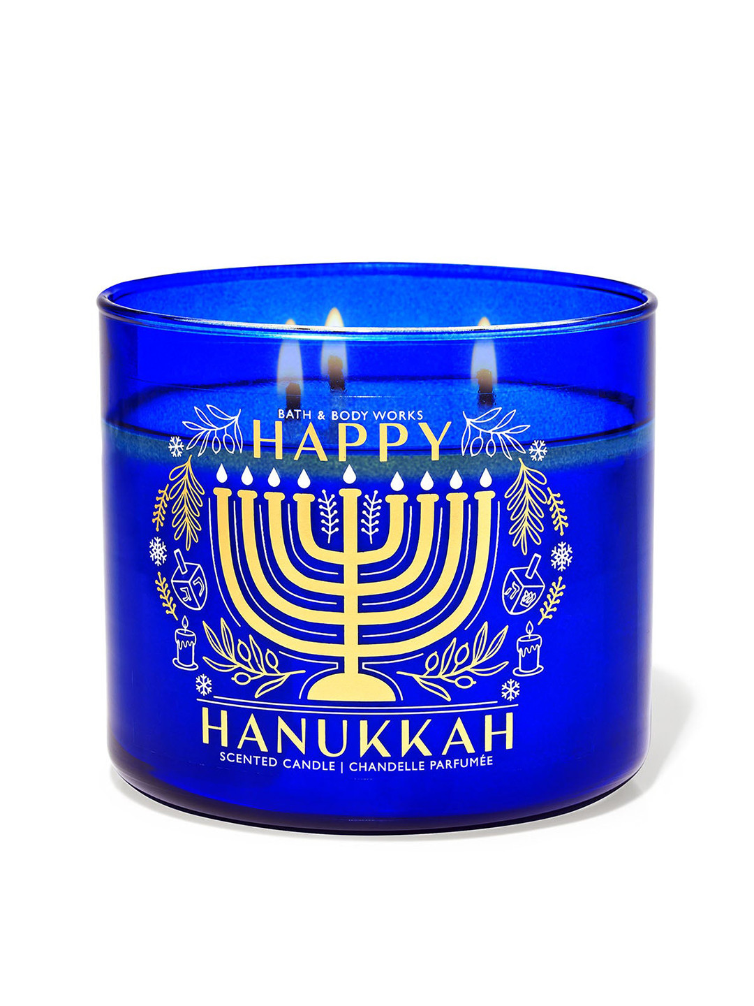 Bath & Body Works Happy Hanukkah Scented 3-Wick Candle - 411 g