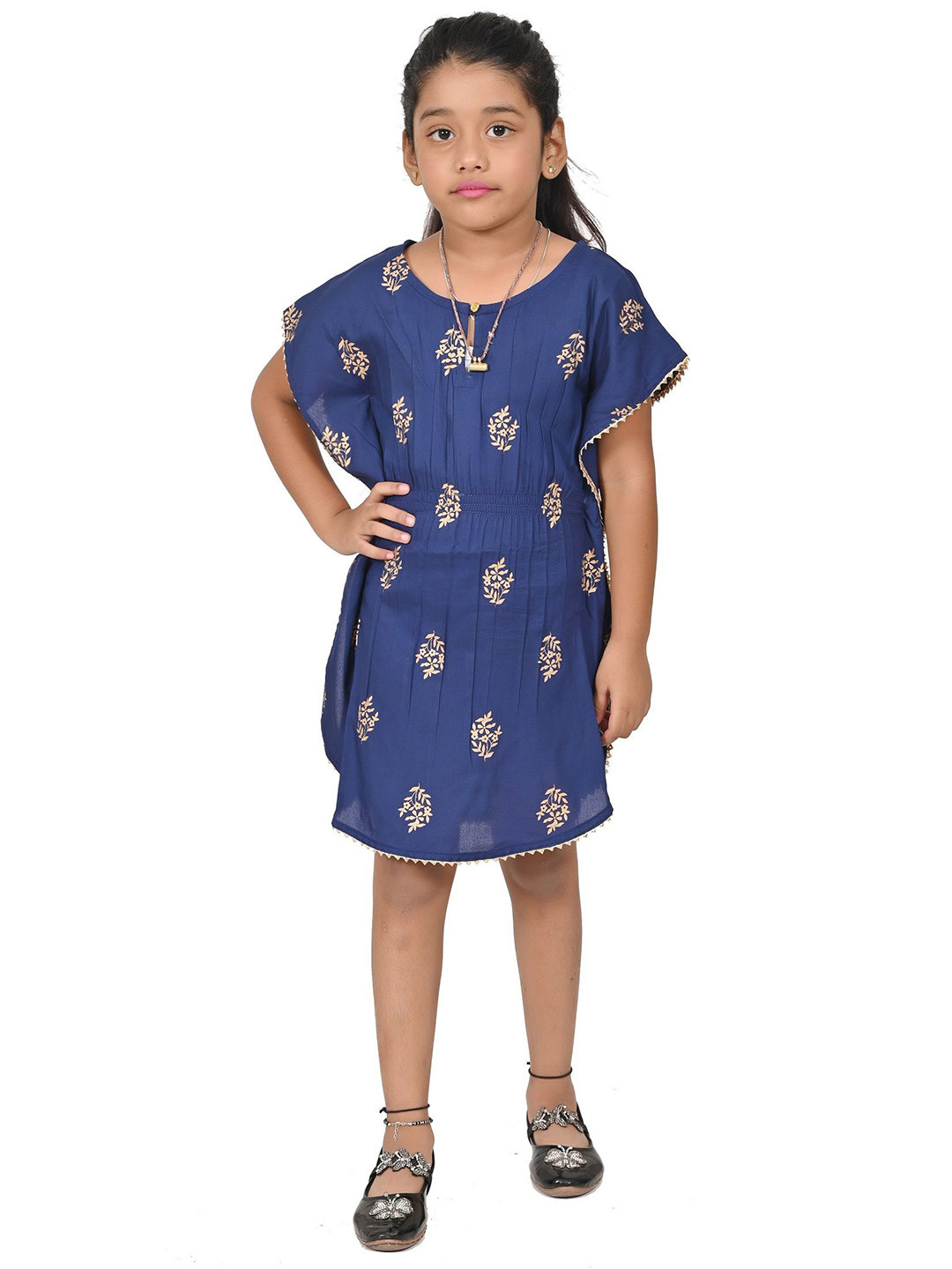 Megha Overseas Floral Print Blouson Crop Top