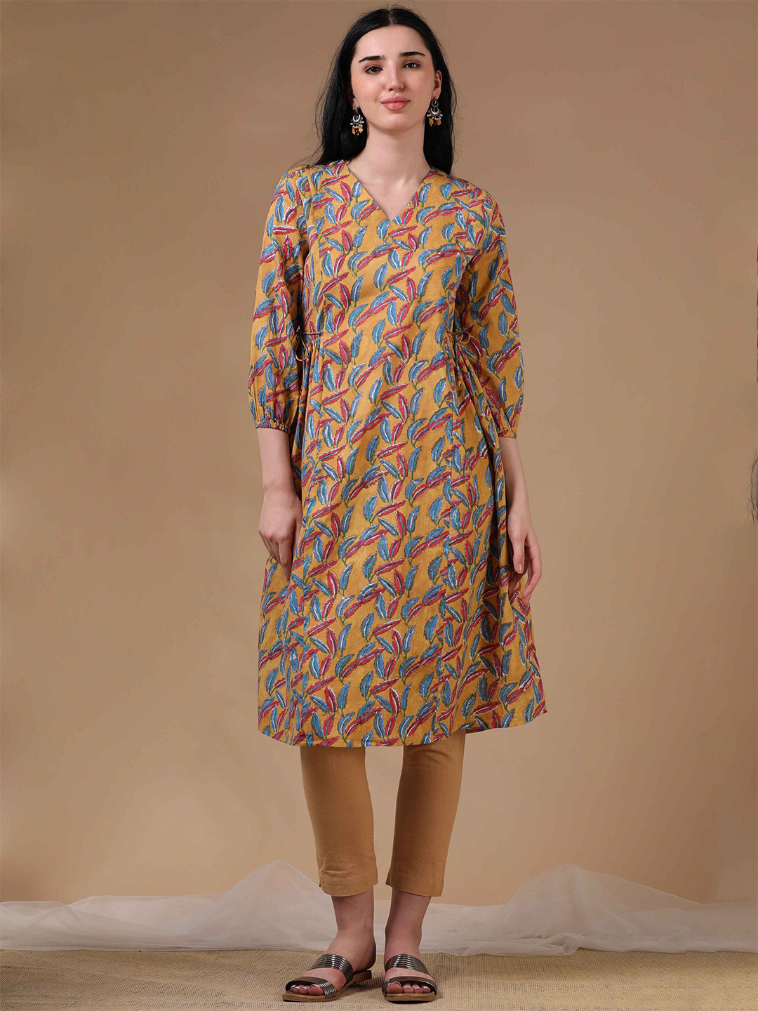 Hassu's Print A-Line Dress