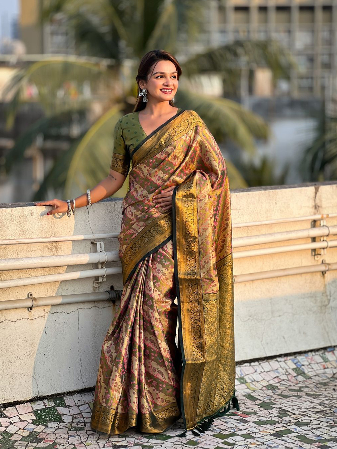 Suha Art Silk Dharmavaram Saree