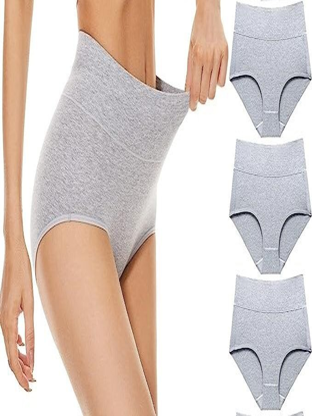 Diving Deep Pack Of 4 High-Rise Hipster Briefs L_4_Pack of 3_M