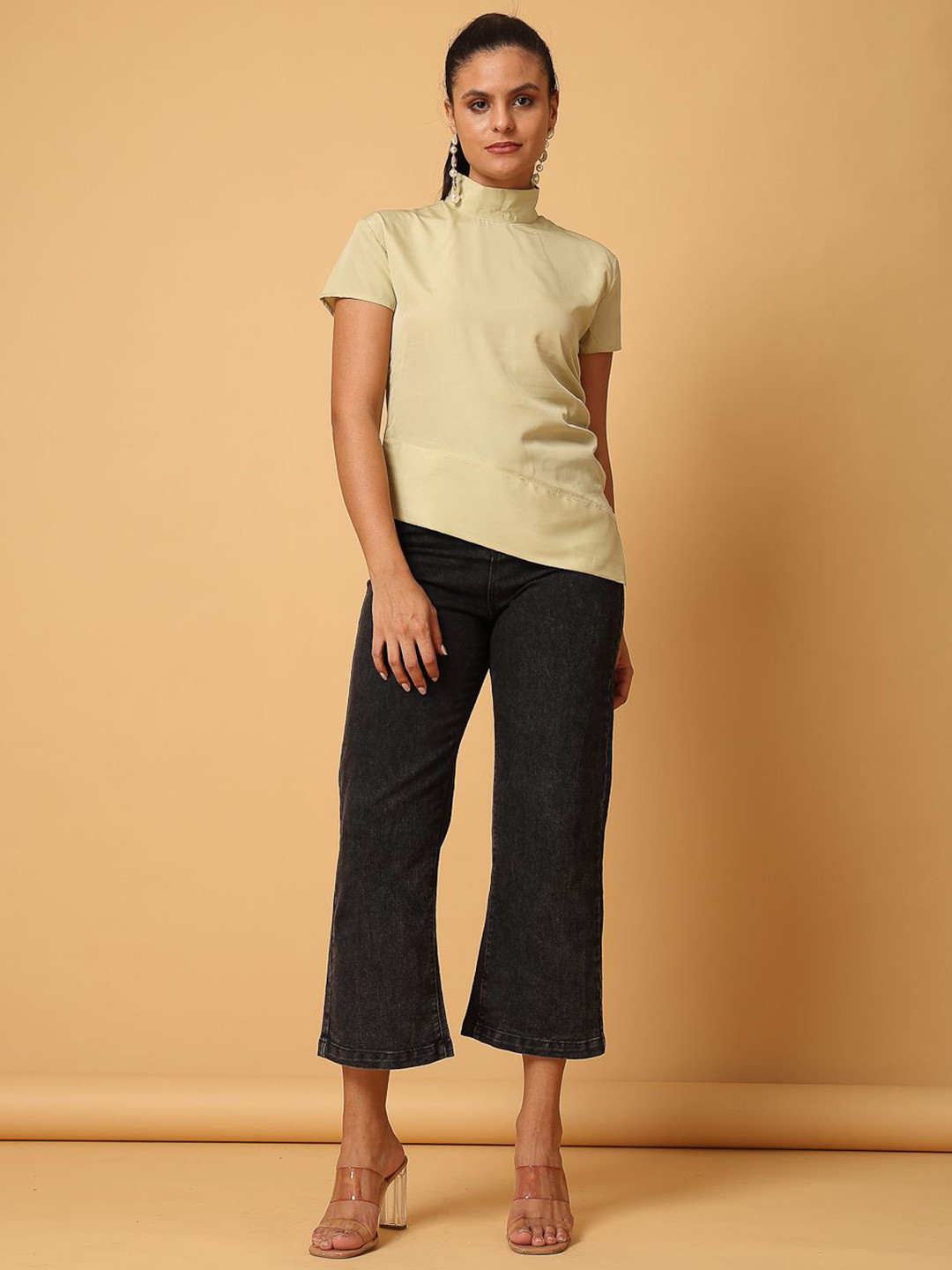 VESTIDO MODAS Crepe Top