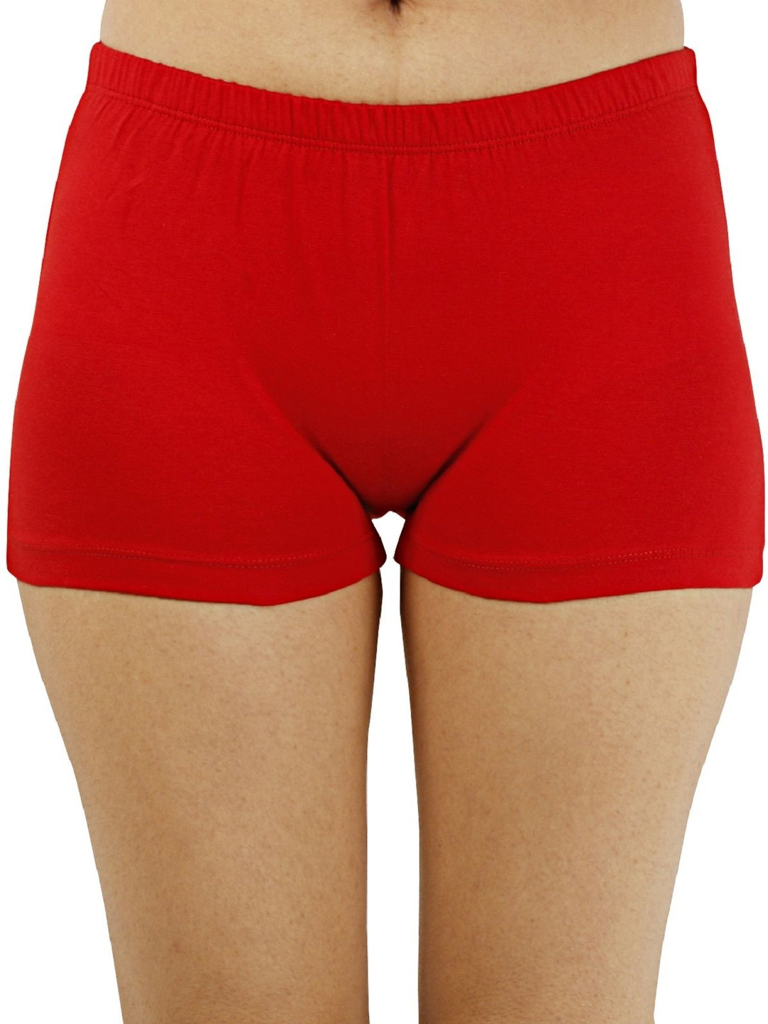 Diving Deep Cotton Boy Shorts Briefs Red Full Panty_3Full Panty_XXL