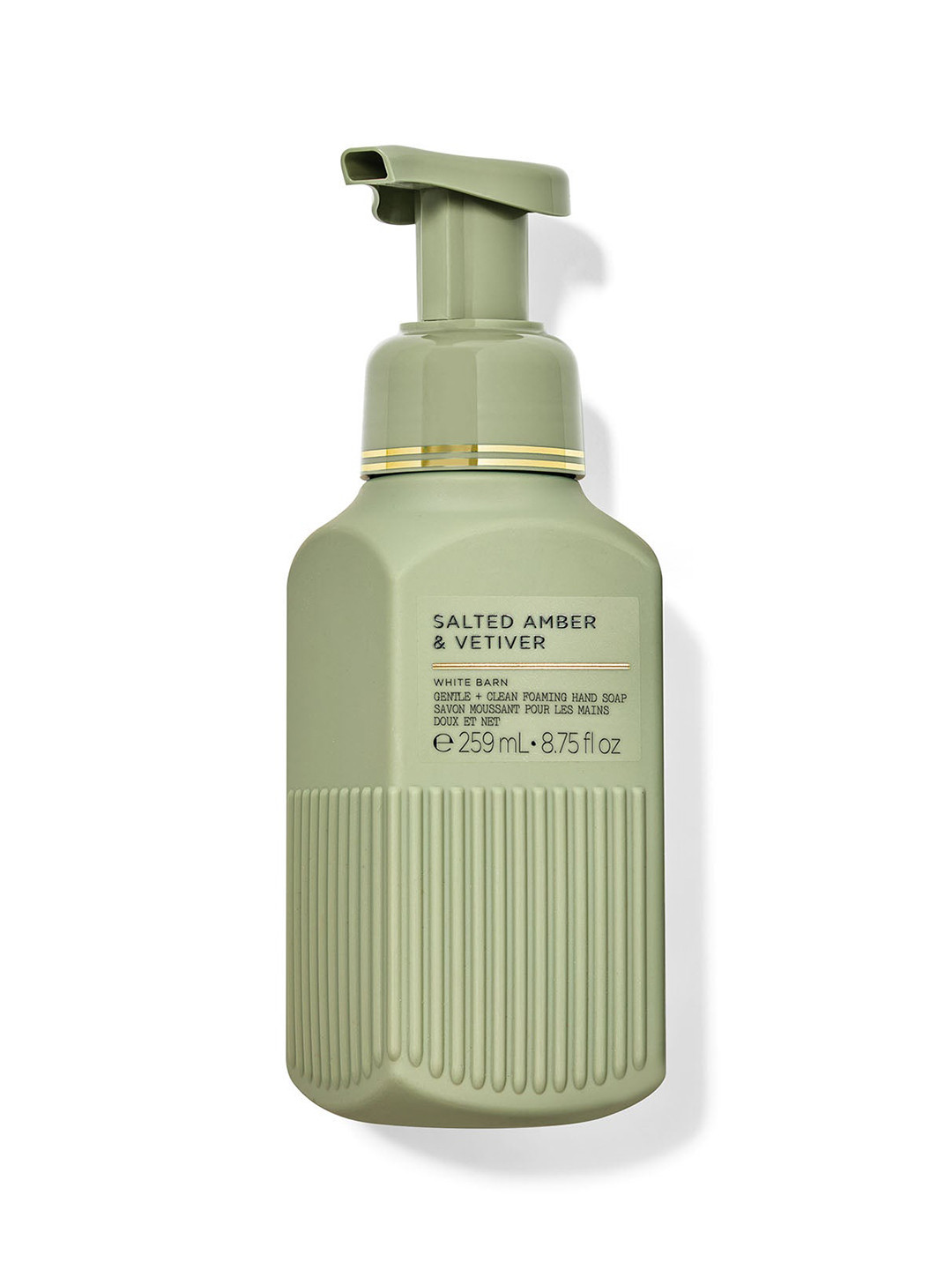 Bath & Body Works Salted Amber & Vetiver Gentle & Clean Foaming Hand Soap - 259 ml