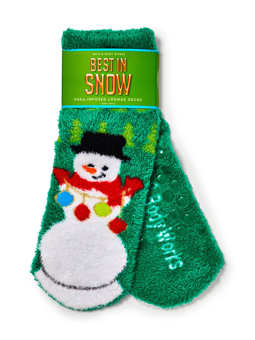 Bath & Body Works Snowman Above ankle length Lounge Socks