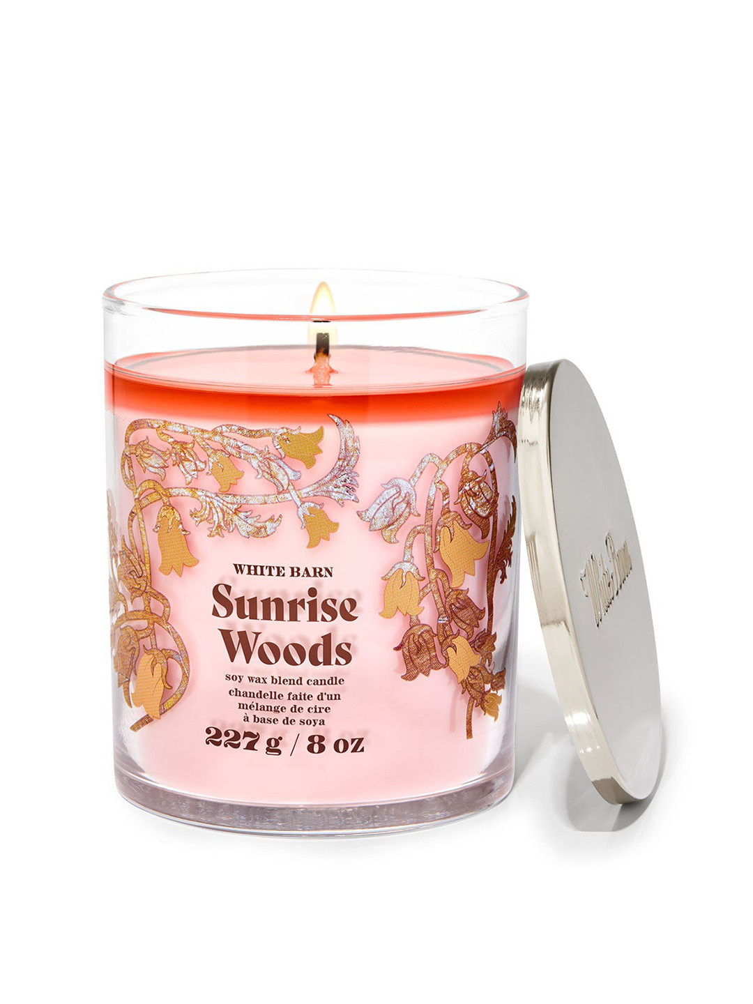 Bath & Body Works Sunrise Woods Scented 1 Wick Floral Geometric Regular Jar Candles