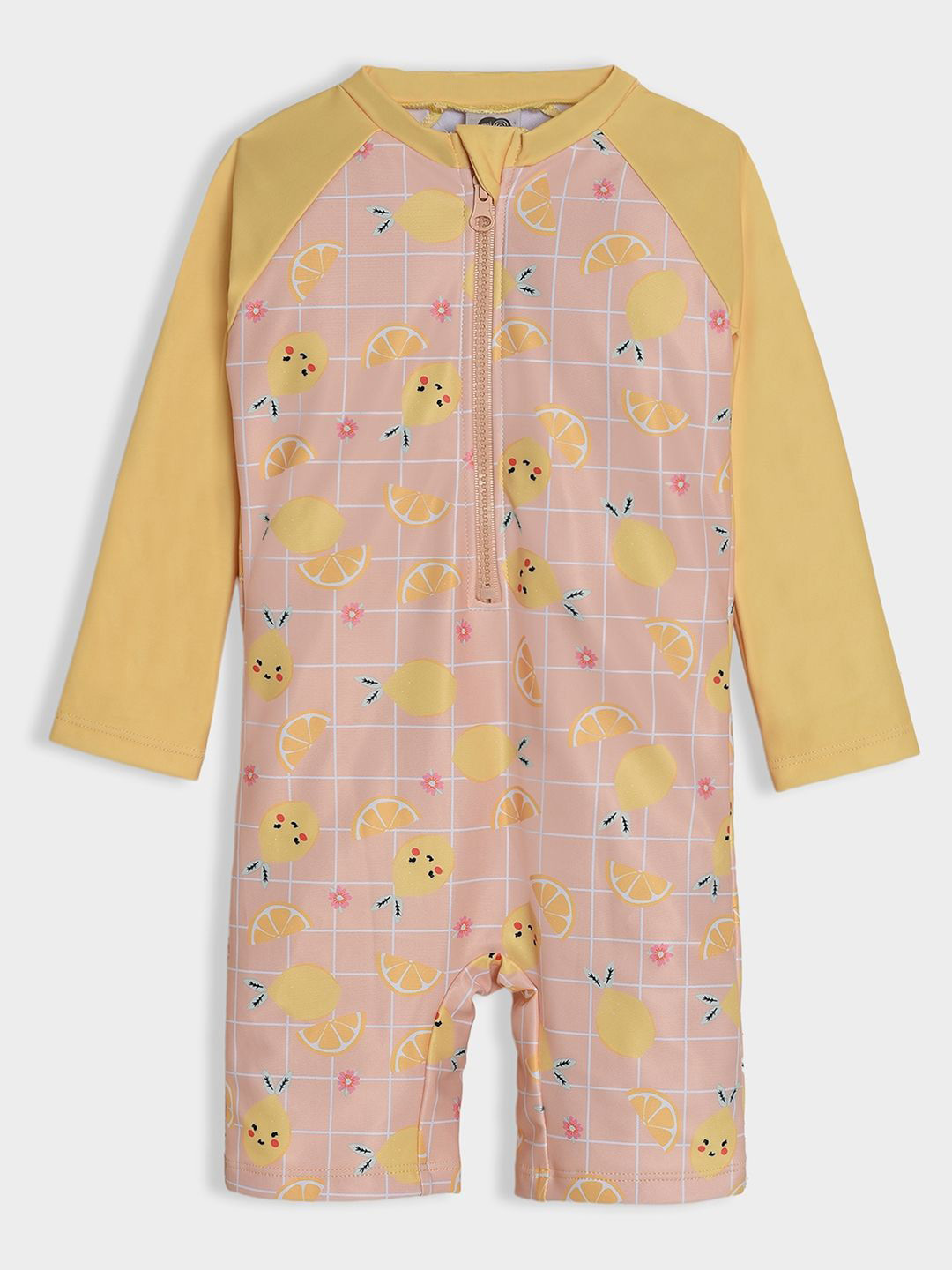 MiArcus Infants Printed Full Sleeves Swimsuit