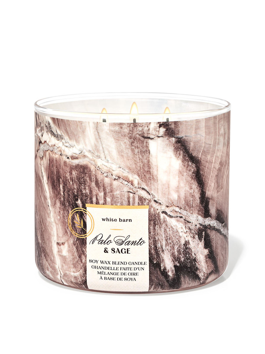 Bath & Body Works Palo Santo & Sage 3-Wick Scented Candle - 411g