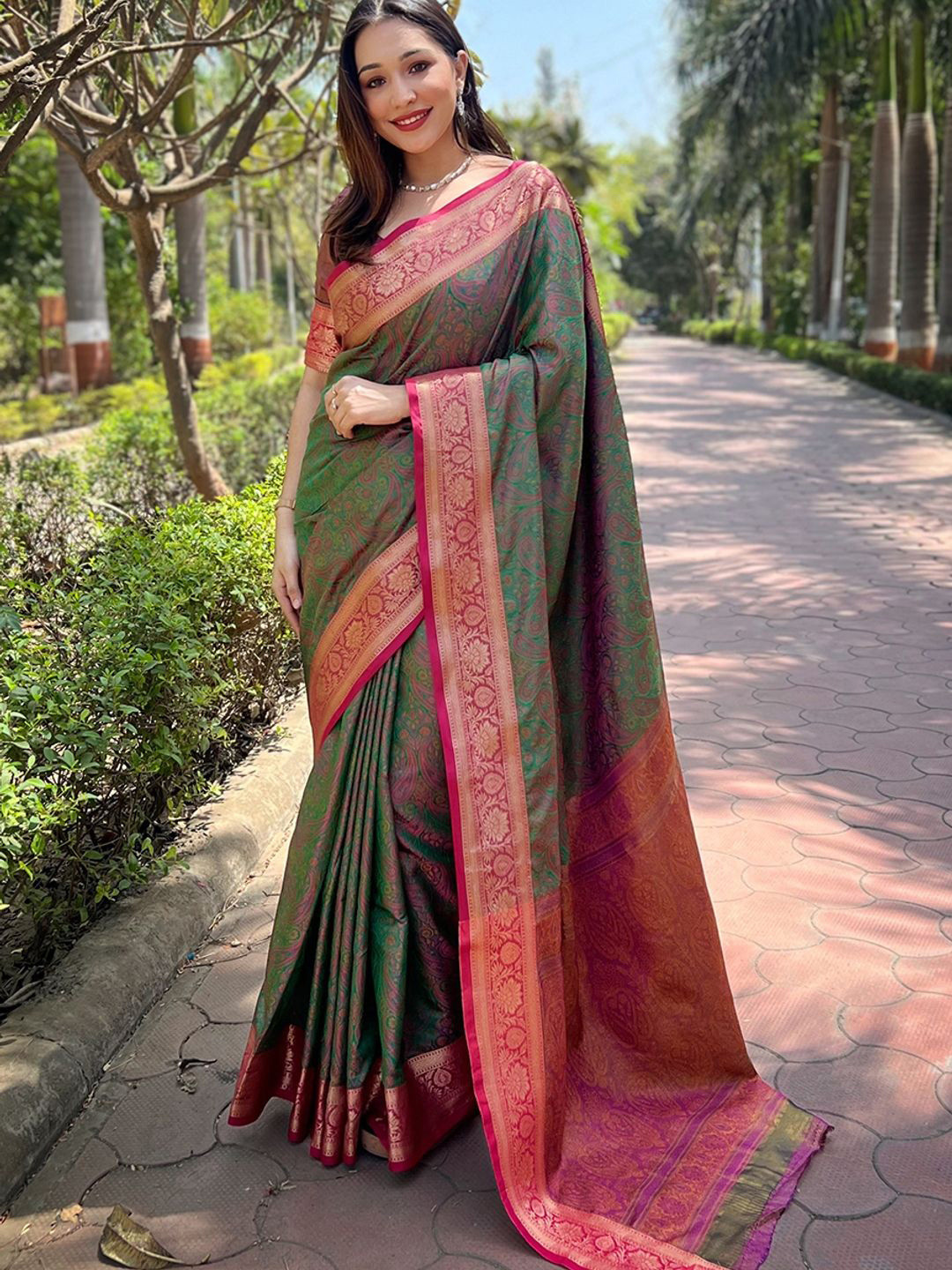 Suha Art Silk Kanjeevaram Saree