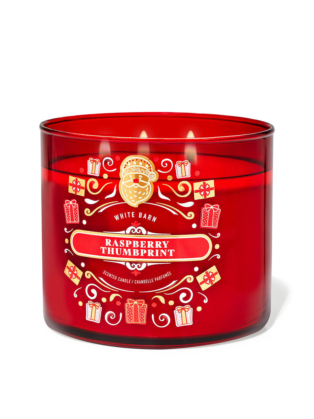 Bath & Body Works Raspberry Thumbprint 3-Wick Scented Candle - 411g