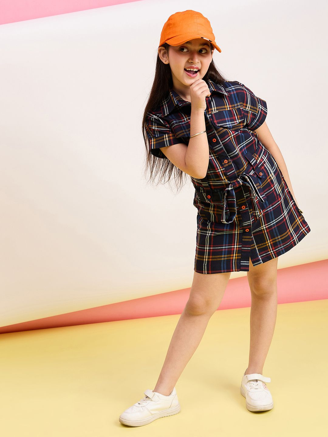 Stylo Bug Checked T-shirt Dress