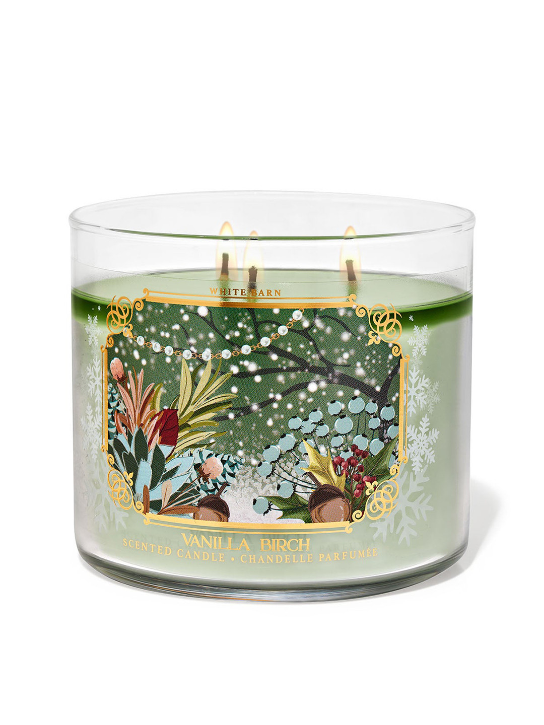 Bath & Body Works Vanilla Birch 3-Wick Scented Candle - 411g