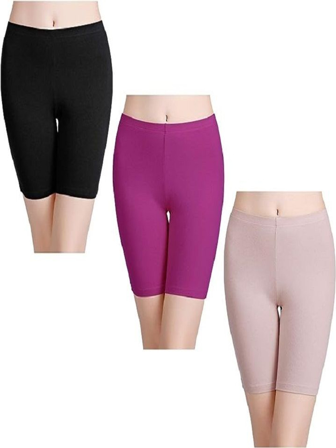 Diving Deep Pack Of 3 Mid-Rise Boy Shorts Briefs 8_7_Slip Shorts_3 Pack__S