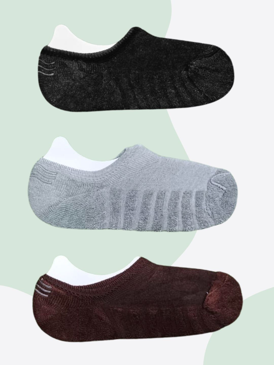 Body Mechanics Unisex Pack of 3 Ankle-Length Socks