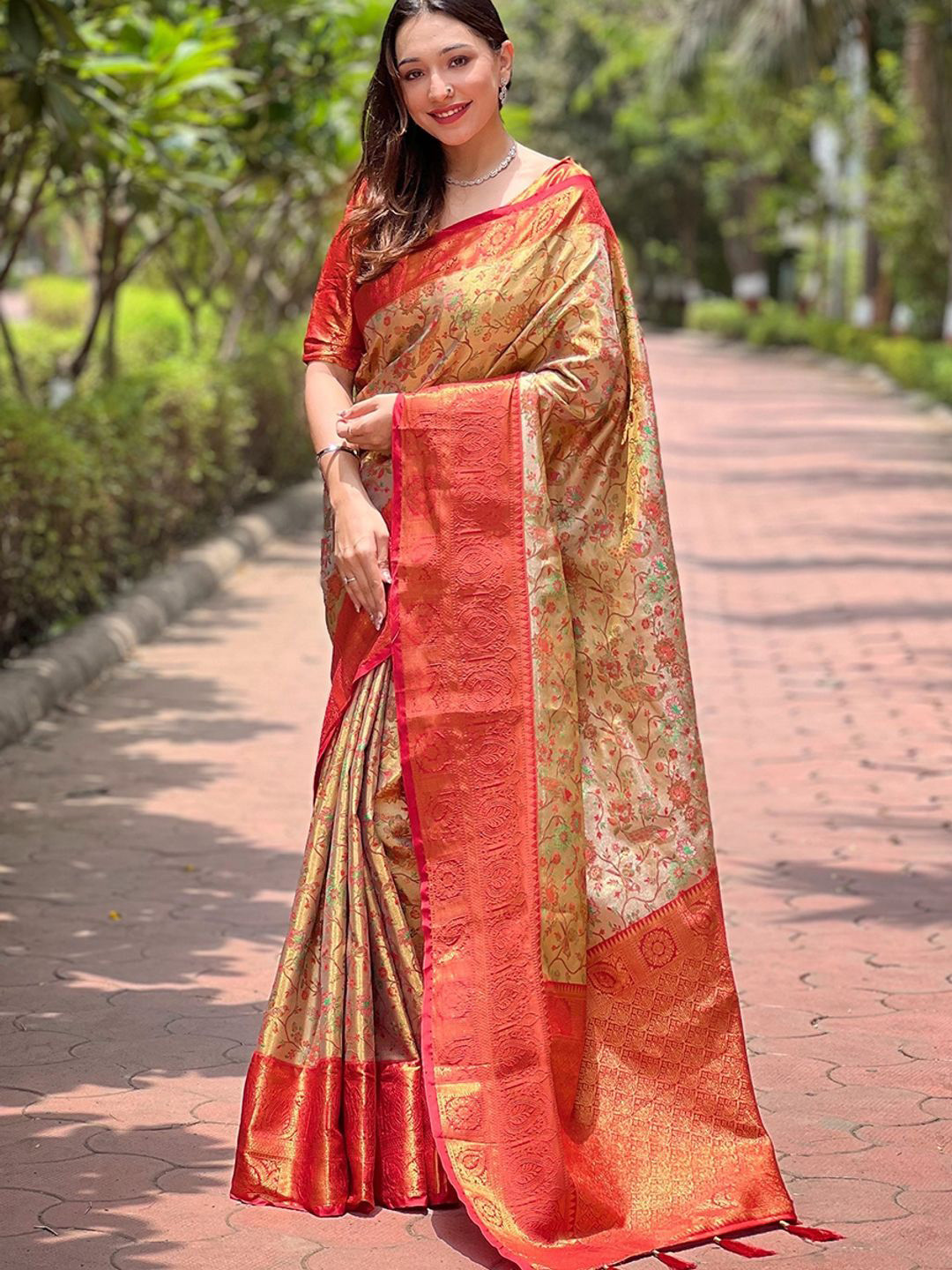 Suha Art Silk Dharmavaram Saree