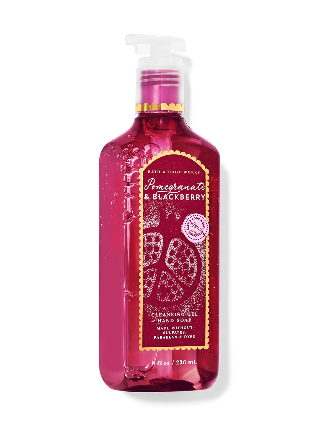 Bath & Body Works Pomegranate & Blackberry Cleansing Gel Hand Soap - 236ml