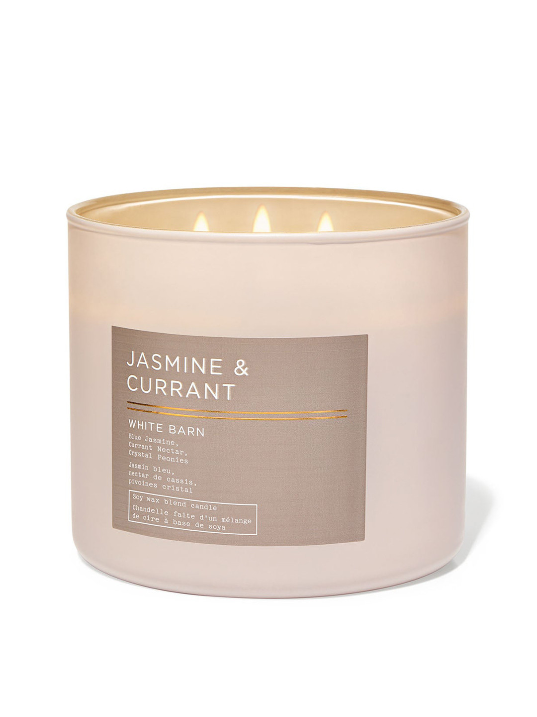 Bath & Body Works Jasmine & Currant 3-Wick Scented Candle - 411g