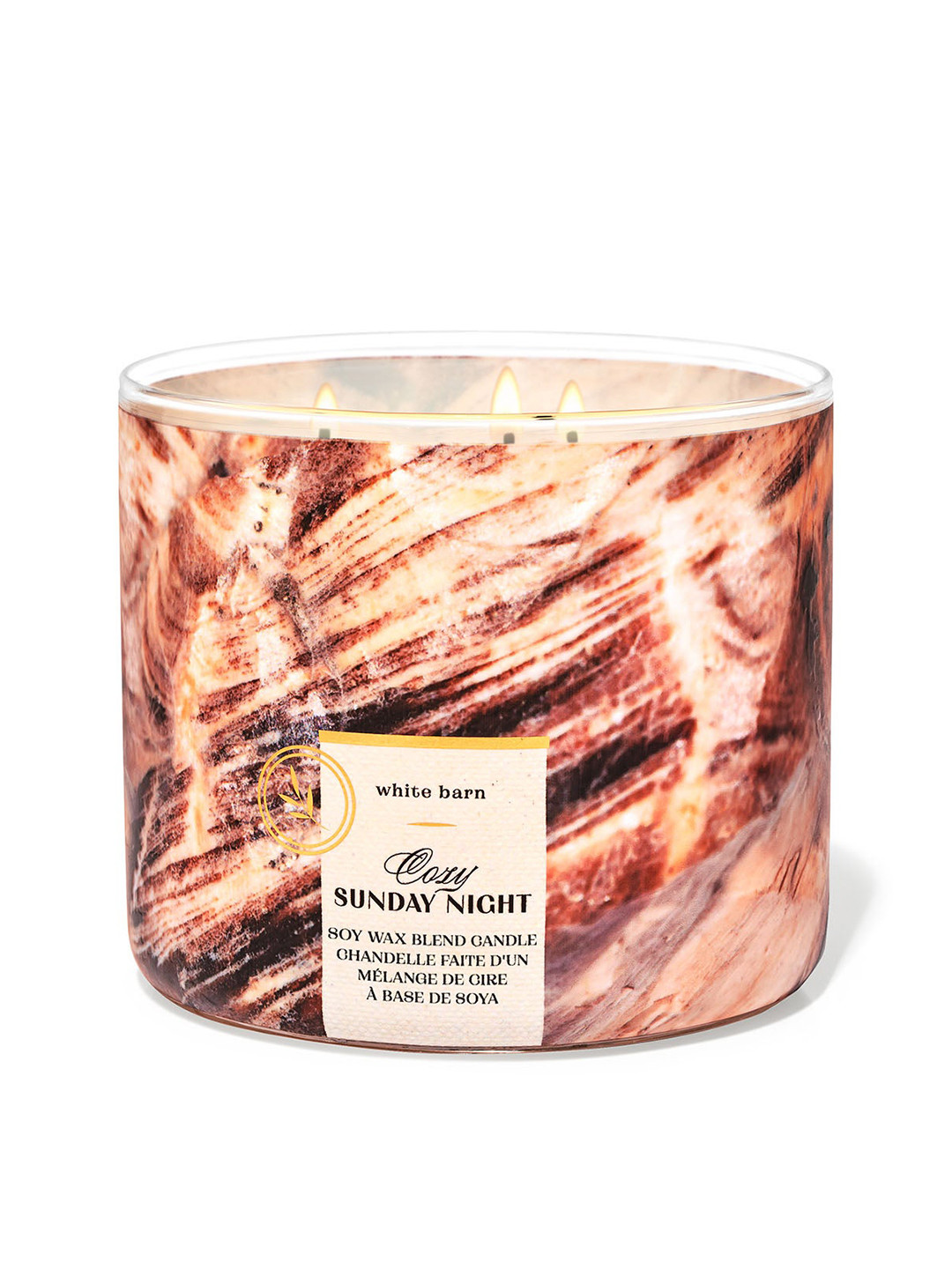 Bath & Body Works Cozy Sunday Night 3-Wick Scented Candle - 411g