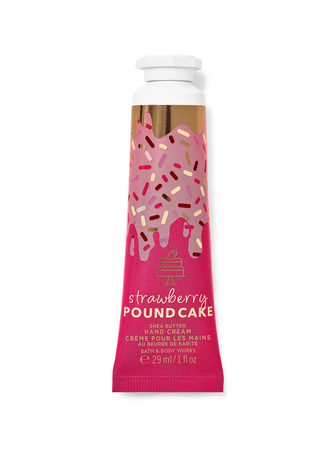 Bath & Body Works Strawberry Pound Cake Hand Cream - 29 ml