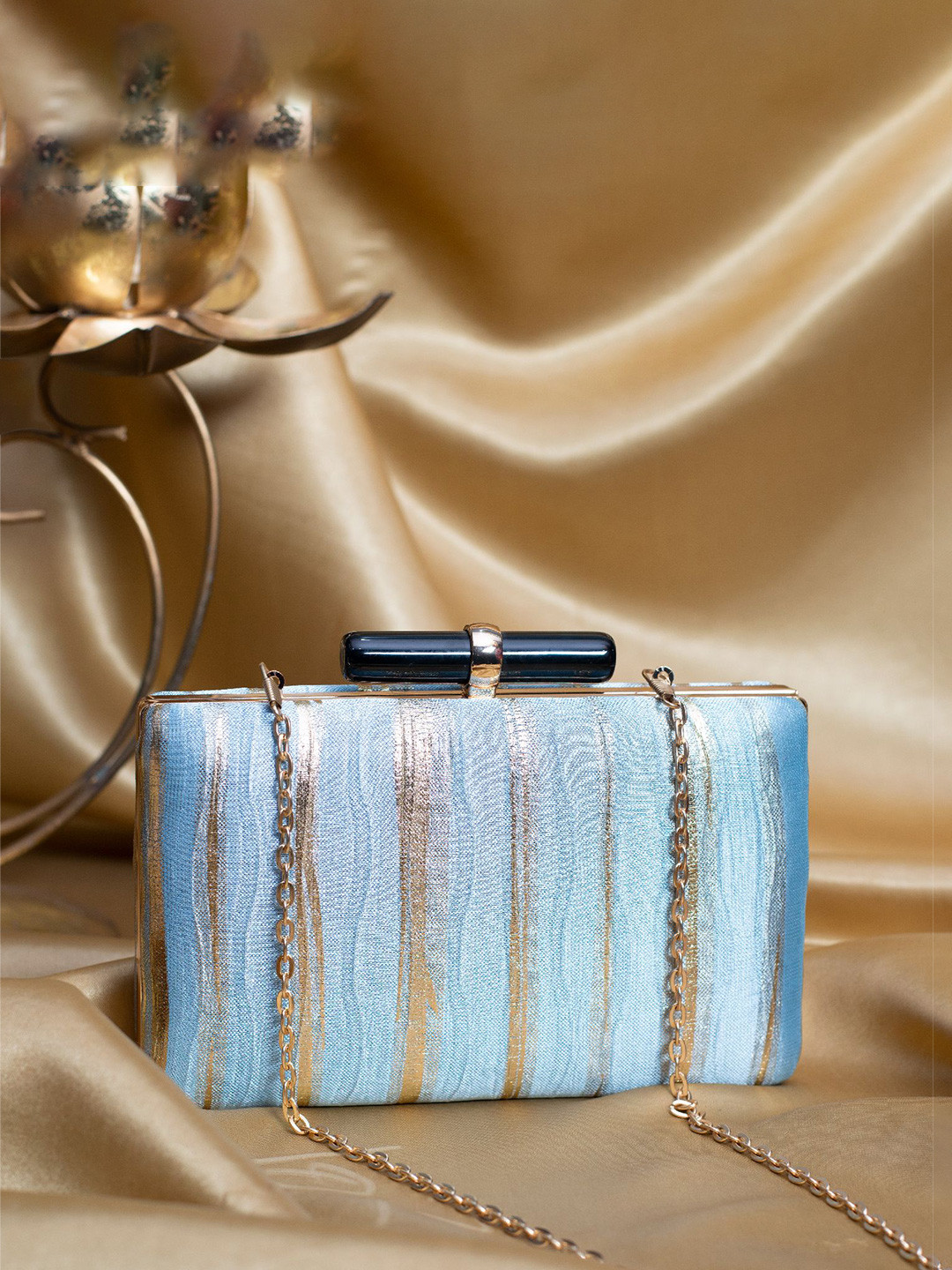 ARTKLIM Embroidered Box Clutch