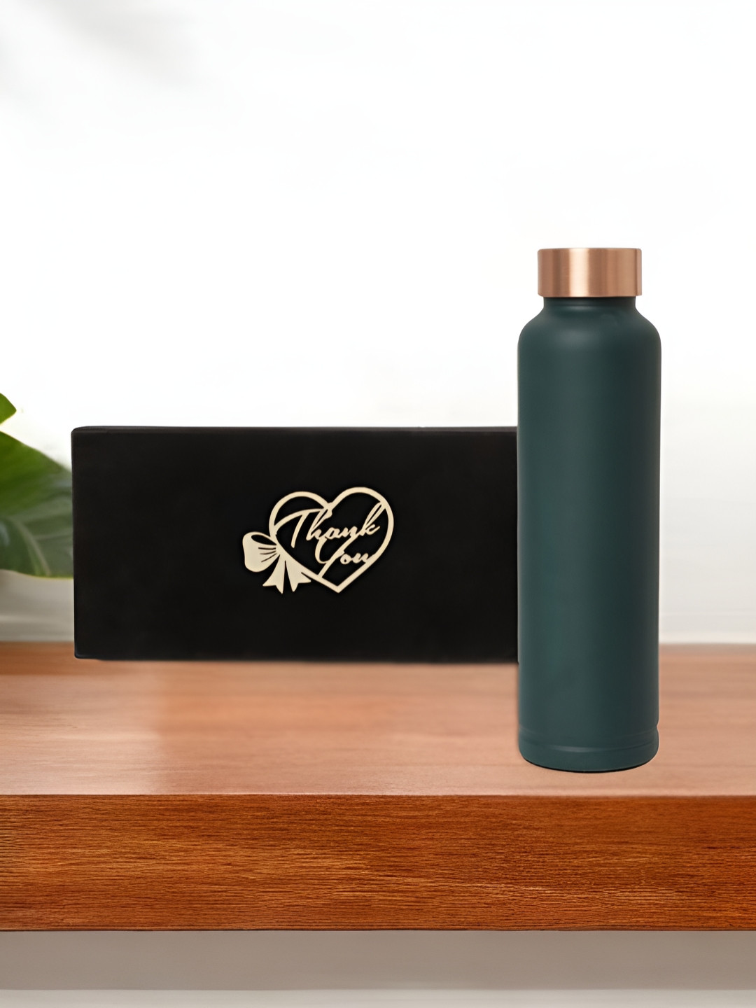 INTERNATIONAL GIFT Green Copper Spill Proof Water Bottle - 950ml