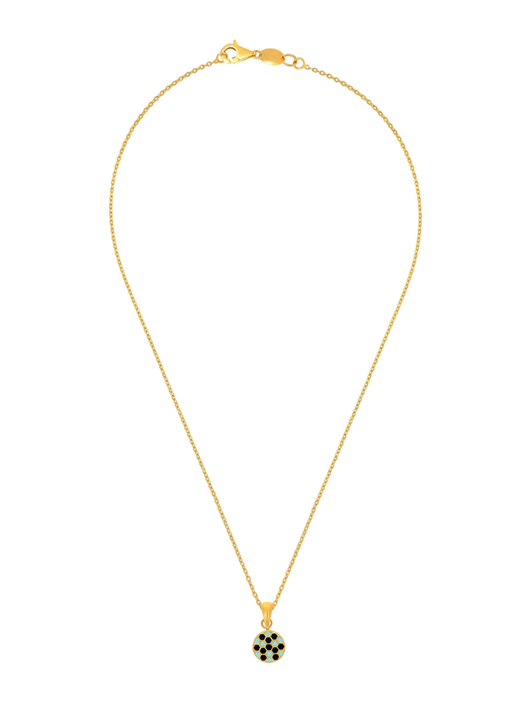 BHIMA 22K BIS Hallmark 916 Purity Yellow Gold Soccer Kids Necklace