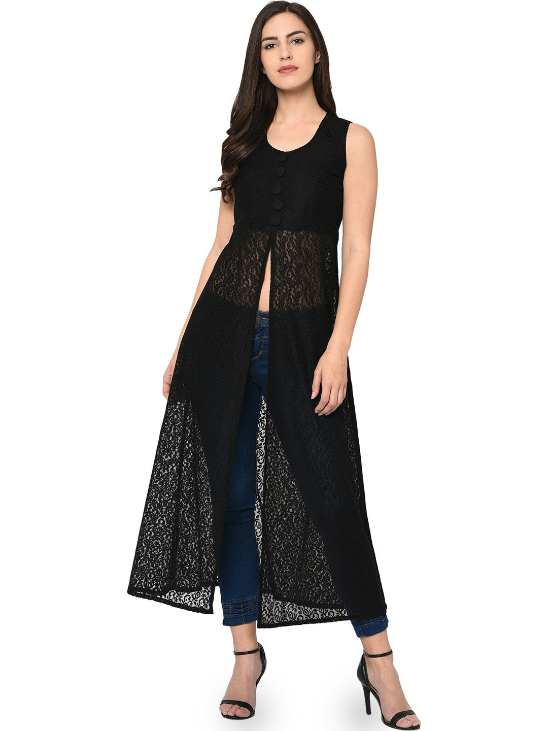 Sash Women Round Neck Longline Top