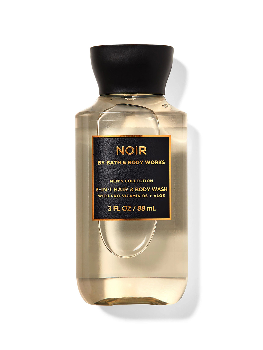 Bath & Body Works Men Noir 3-in-1 Travel Size Hair & Body Wash with Pro-Vitamin B5 - 88 ml