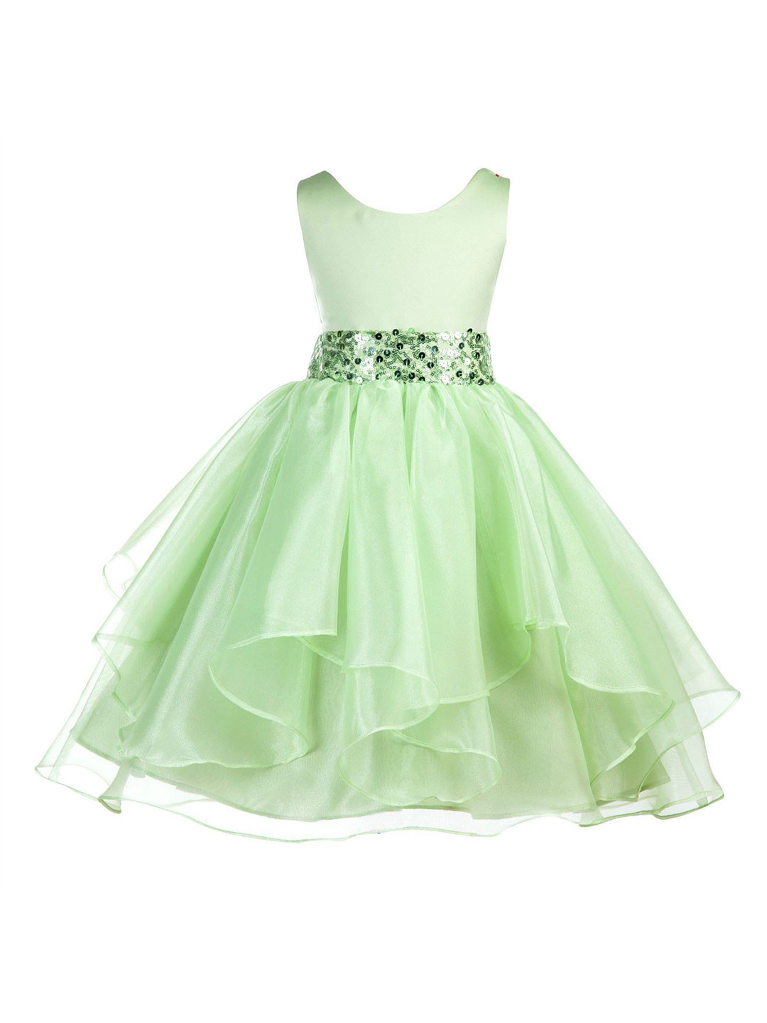 Wow Princess Net A-Line Maxi Round neck Dress