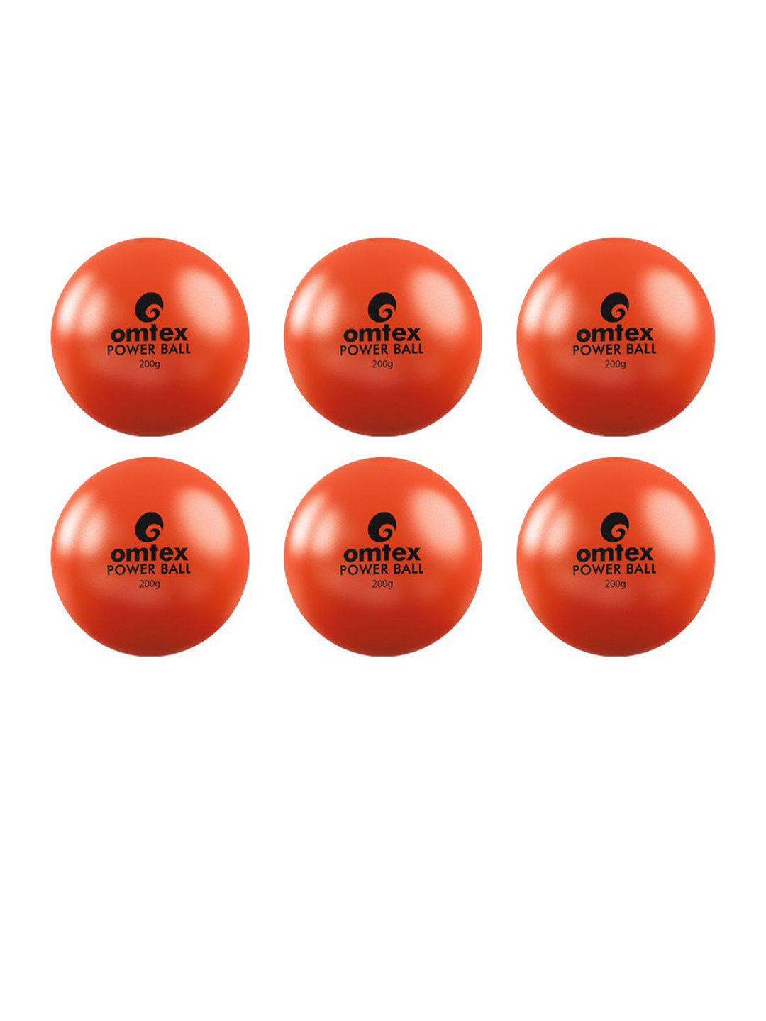 Omtex Set Of 6 Power Weighted Ball 600gm
