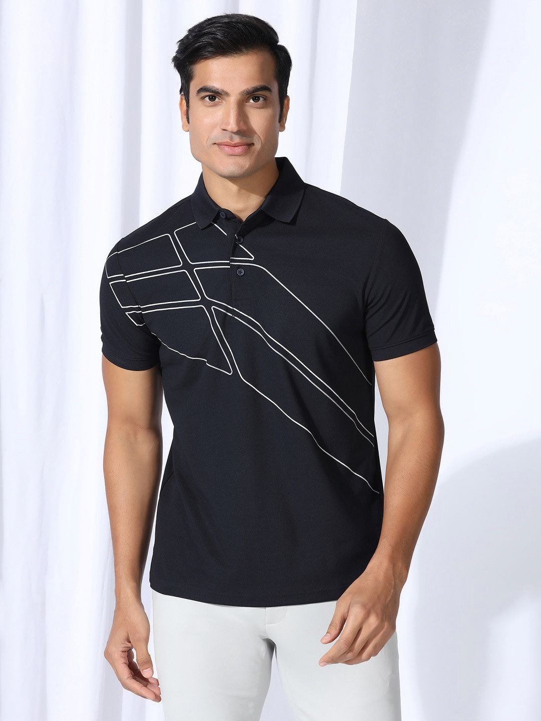 Blackberrys Men Textured Techpro Formal Shirts