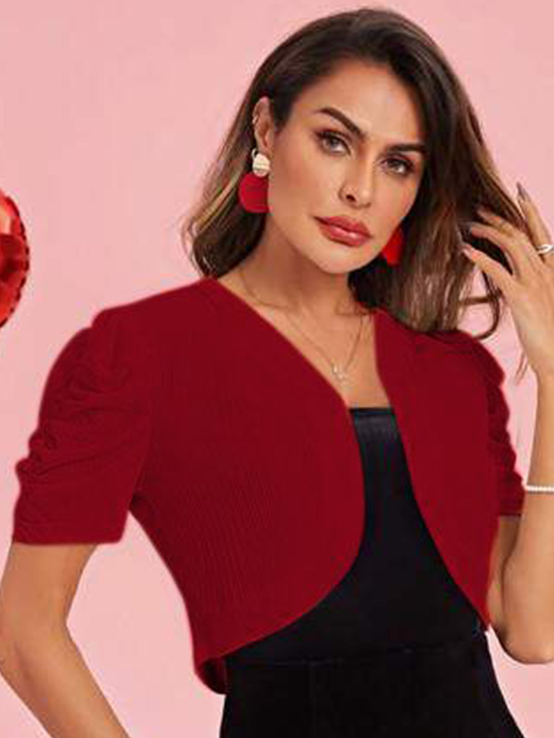 classy fashion Women Collarless Solid Casual Asymmetric Closure Tailored Jacket