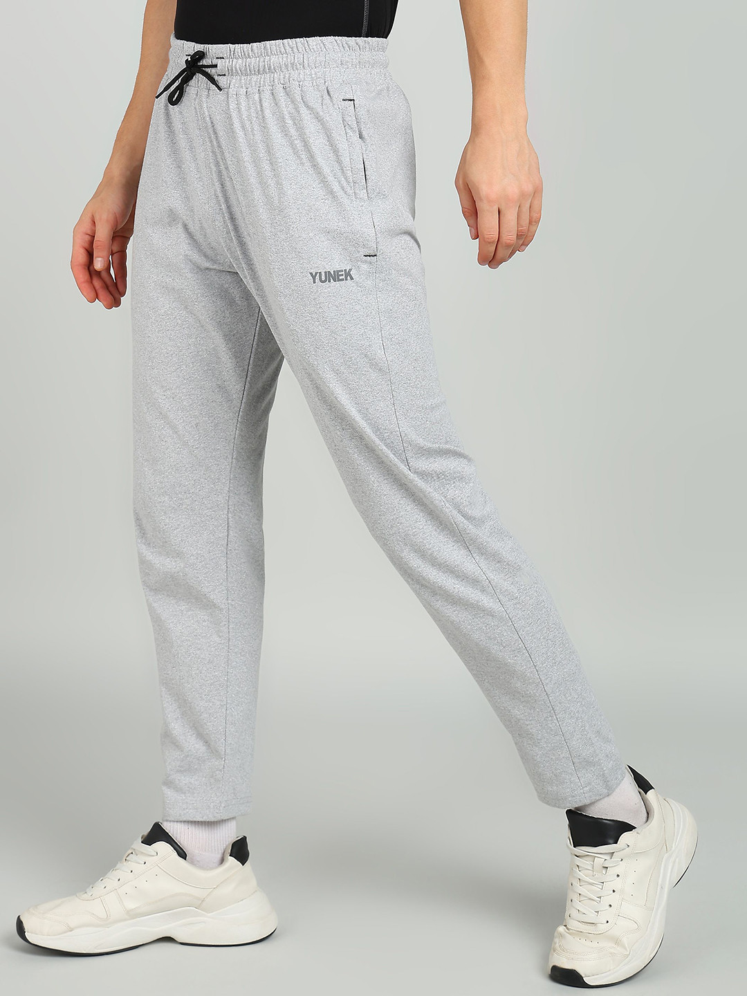 YUNEK Men Cotton Mid Rise Anti Odour Track Pants