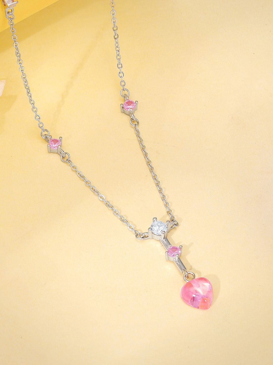 GIVA 925 Silver Make Me Blush Chain