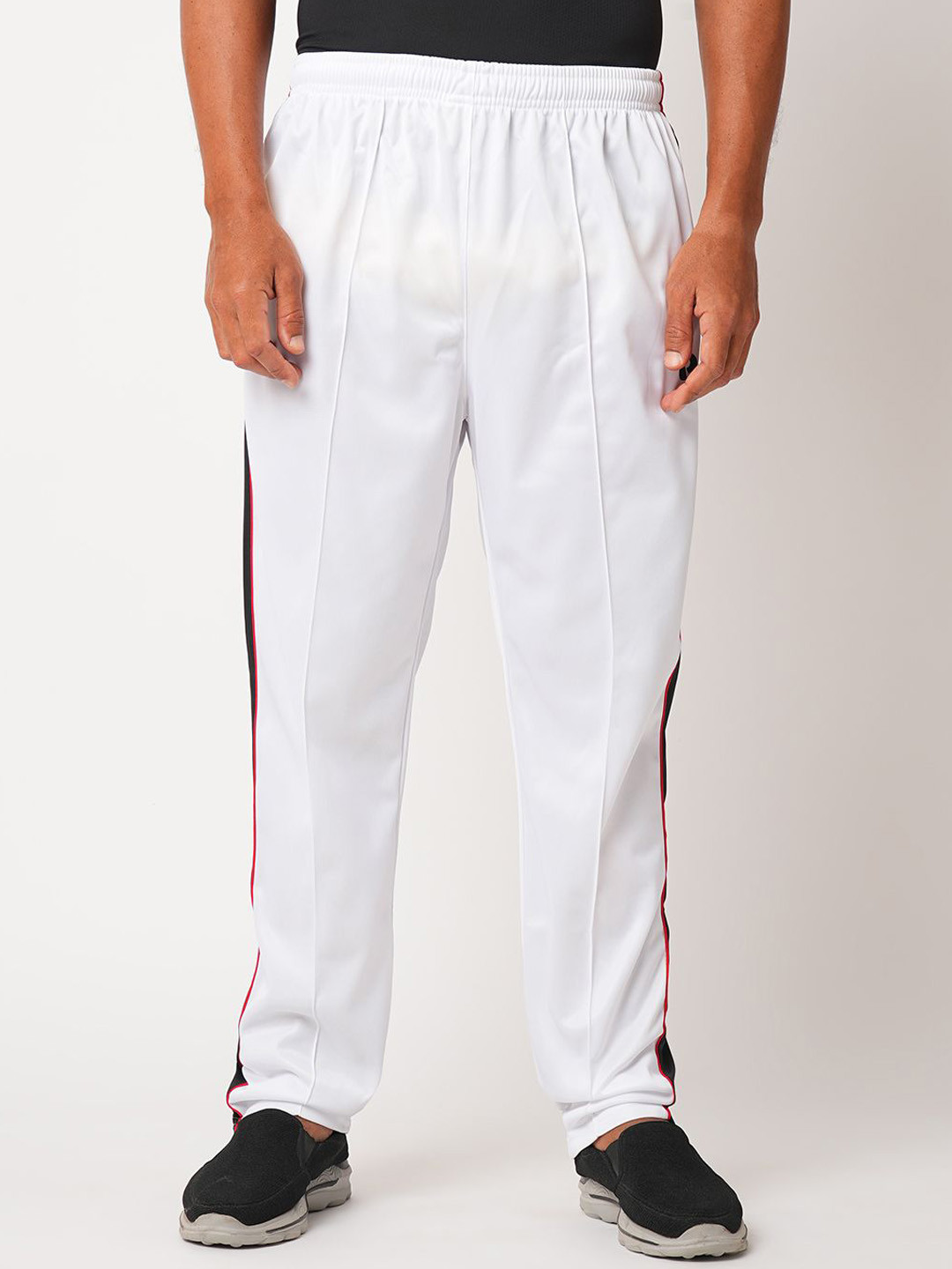 ESTRO Men Striped Slim Fit Mid Rise Track Pant