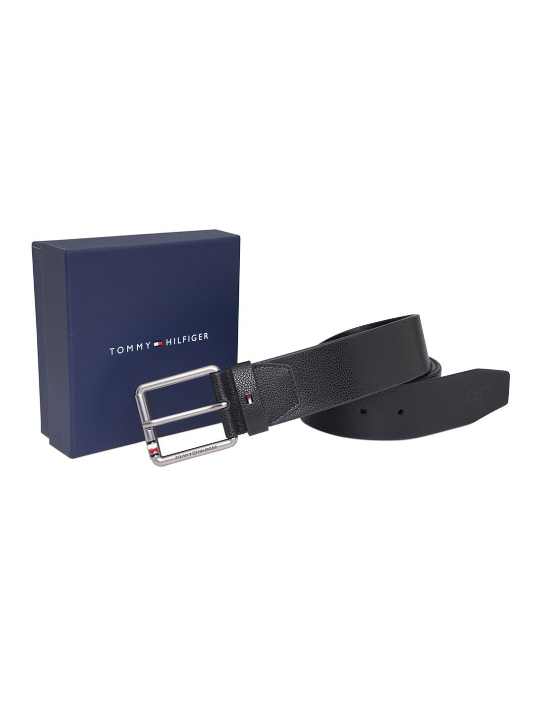 Tommy Hilfiger Men Textured Leather Formal Belt